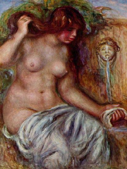 Pierre-Auguste Renoir Woman At The Well, Spain oil painting art
